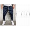 thumbnail image 2 of Men's Track Pants Jogging Bottoms Sweats Twill Elasticity Cotton Trousers, 2 of 5