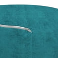 thumbnail image 3 of Faux Suede Ottoman Pouf, Digitally Printed Weathered Texture, Decorative Soft Foot Rest with Removable Cover Living Room Dorm and Office Furniture, Seafoam, by Ambesonne, 3 of 4