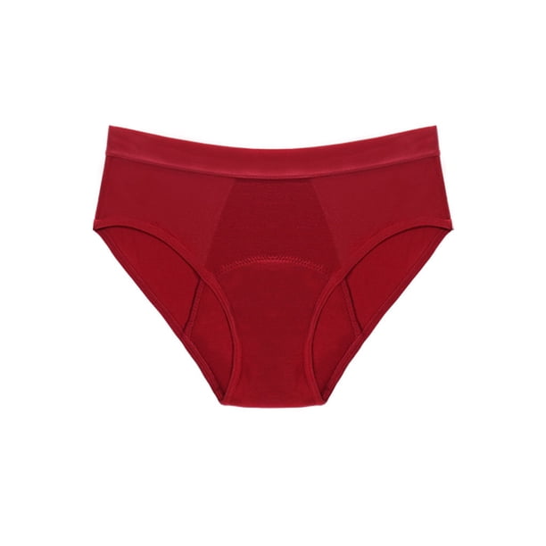 Ropa interior, ropa de baño, Bikinis a prueba de fugas, pantalones fisiológicos transpirables, bañadores de cintura alta reutilizables para Prendas para la parte inferior del cuerpo Rojo/L Sonducket AP012187-02