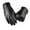 #535-Black, variant on Roncen Steampunk Gothic Gloves Mens Vintage Geuuine Leather Captain Fingerless Mittens