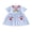 Blue, variant on BemeyourBBs Kids Toddler Baby Girl 100 Dyas Back To School Dress Outfit Letter Apple Embroidery Stripe Short Sleeve Dress Toddler Summer Fall Casual Dress
