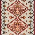 thumbnail image 6 of SAFAVIEH Aspen Eirann Southwestern Wool Area Rug, Ivory/Multi, 7' x 7' Round, 6 of 10