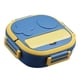 thumbnail image 2 of Lunch Box Multi Compartment Food Container Large Capacity Stainless Steel for Home Outdoor 2 Compartment Blue, 2 of 5