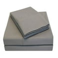 thumbnail image 2 of Superior Basket Weave Microfiber Sheet Set, King, Platinume, 2 of 2