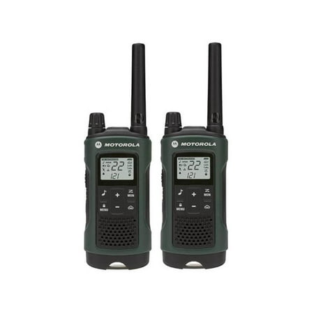 Motorola - Solutions TALKABOUT T465 Two Way Radio - 2 Pack - Dark Green