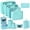 Blue, variant on VICHVVY 7-Piece Travel Packing Cube Set with Hanging Toiletry & Makeup Bags – Portable Luggage Organizer for Women or Men blue