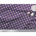 thumbnail image 2 of Soimoi Poly Georgette Fabric Artistic Floral Printed Craft Fabric by the Yard 52 Inch Wide, 2 of 3