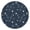 Dark Blue Sun-2, variant on Dark Blue Sun Moon Cloud Pattern Round Fitted Tablecloth with Elastic Edge,Dining Table Cover Waterproof,Outdoor Round Tablecloth for Camping,Dining,Indoor and Outdoor