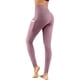thumbnail image 4 of Gibobby Leggings de yoga para mujer Pantalones de mujer Tight Fitness Pocket Yoga Elástico Quick Solid Pantalones Yoga Dry Yoga Pantalones(Rosa,XL), 4 of 5