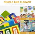 thumbnail image 3 of LOVEVER 16 Sheets Educational Posters for Math Preschool Waterproof Learning Shapes Cartoon Paper Jam Toddler, 3 of 6
