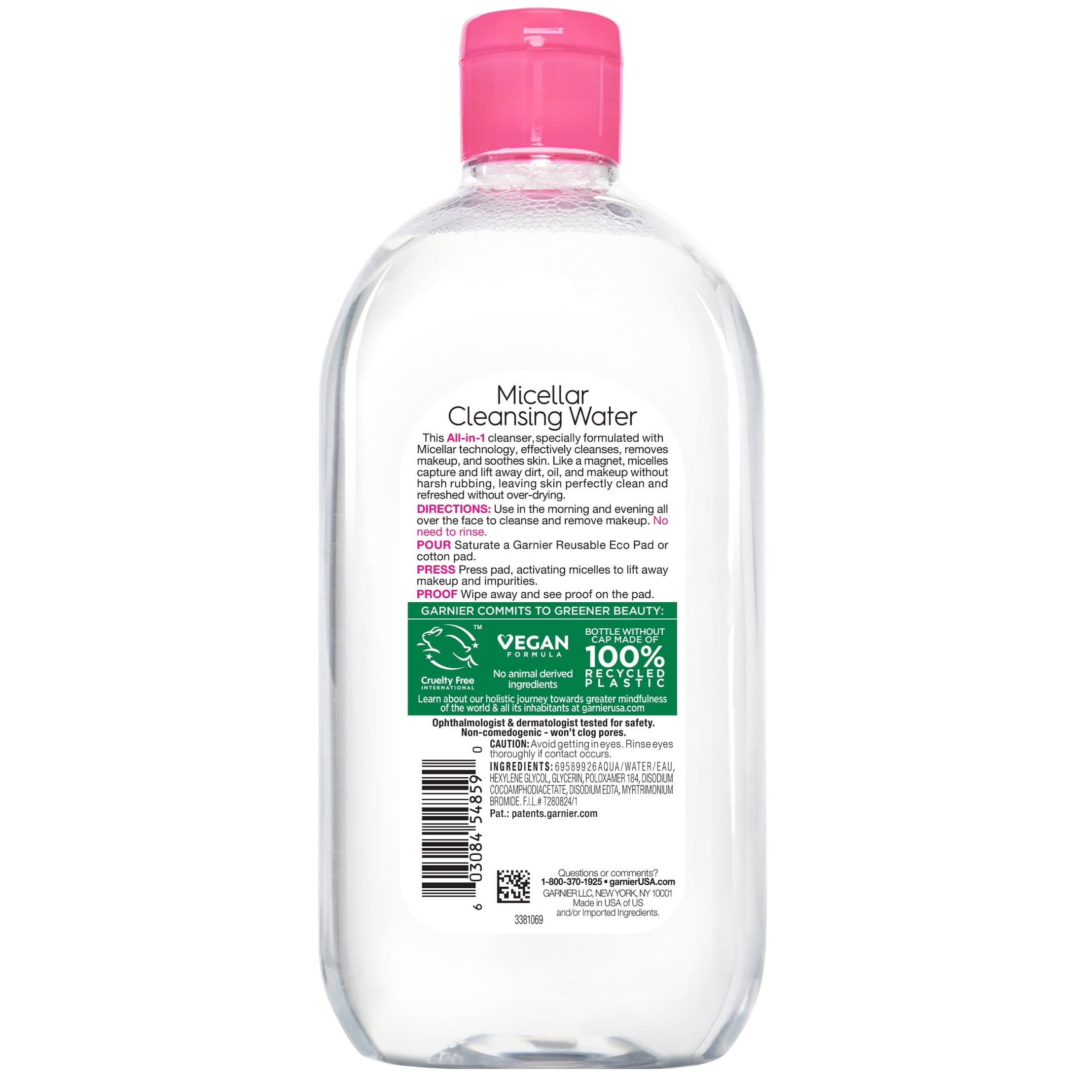 Garnier Micellar Cleansing Water 13.5 fl oz All in 1 Makeup