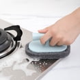 thumbnail image 5 of 3 esponjas descontaminantes multifuncionales y resistentes con mango para limpieza de cocina, baño, bañera, ducha, fregador de bañera y piscina (color aleatorio)., 5 of 5