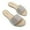 NUDE, variant on GJPBGK Women’s Rhinestone Slide Sandals Flat Open Toe Sandals One-Strap Slip-On Summer Slippers for Evenings, Travel, and Everyday Outfits