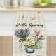 thumbnail image 3 of de mesa Patrón floral Reutilizable Colección de mesa Decoración navideña Primavera Arpillera Caminos de mesa para Semana Santa Campin 1 perfecl Corredor de escritorio, 3 of 4