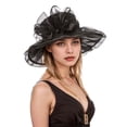 thumbnail image 4 of Sombrero de ala ancha para mujer, UPF 50+, plegable, para playa y actividades al aire libre, ligero, transpirable y con cobertura total, 4 of 4