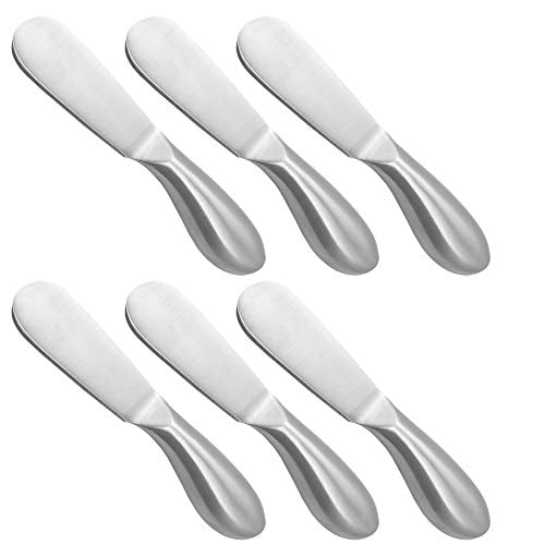 6 Pieces Cheese Spreader Set, findTop Stainless Steel Multipurpose Cheese and Butter Spreader