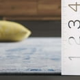 thumbnail image 4 of SAFAVIEH Tacoma Marlyne Abstract Machine Washable Runner Rug, Gray/Light Blue, 2'6" x 8', 4 of 7