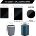 thumbnail image 5 of EcoNesxp 120pcs thickened garbage bags 8 gallon garbage bags 8 gallon garbage bags 120pcs black drawstring garbage bags thickened garbage bags black drawstring garbage bags, 5 of 5