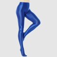 thumbnail image 2 of Spring and summer high-stretch, skin-friendly, breathable, glossy, nine-inch, versatile, tight-fitting pants for men and women, suitable for yoga, 2 of 3