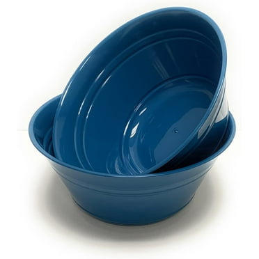 Mintra Home - (14249) Snack Bowl Large Deep Lake Blue 2 Pack