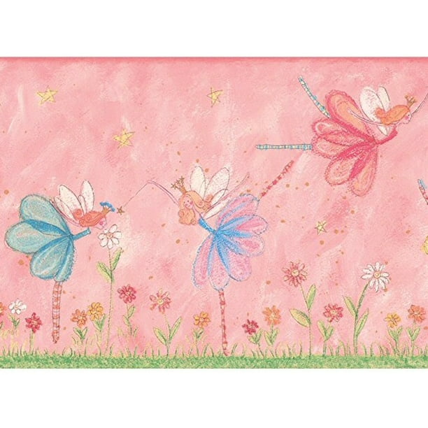 879434 Fairy Wallpaper Border - Walmart.com