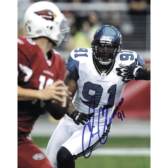 Chris Clemons Autographed 8x10 Photo Seattle Seahawks MCS Holo #63350