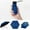 Marine, variante sur Parapluie Compact et Portable pour Soleil et Pluie avec Armature Coupe-Vent pour Femmes et Hommes, Voyage