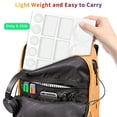 thumbnail image 6 of 20 Well Watercolor Paint Tray Palette Pallet Acrylic Painting Mixing Plastic Artist Large Square Palette 13 x 10 Inches White 1PCS, 6 of 8