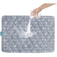 thumbnail image 1 of Pack and Play Sábanas acolchadas, impermeables, protector/colchón Pack and Play compatible con Graco Pack n Play & Baby Trend & Dream On Me & Pamo Babe, sábanas Playard de 39 x 27 pulgadas para minicu, 1 of 4