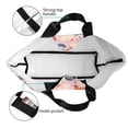 thumbnail image 2 of Wukai Funny Chicken Print Reusable Grocery Bag Shopping Bags Shopping Handle Bag Suitable for Outdoor Convenient Daily Bag, 2 of 7