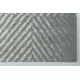 Ladole Rugs Élégant Moderne Abstrait Siffleur Contemporain Élégant Doux Shag Shaggy Zone Grise Tapis 4x6 (3'11" x 5'7", 120cm x 170cm) – image 3 sur 4