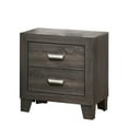 thumbnail image 2 of Rustic Wood Gray 6pc Bedroom Set in Full Size with Chest and 2 Nightstands, 2 of 4