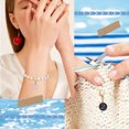thumbnail image 5 of 1box 20pcs 2 colors Flat Round with Number Alloy Enamel Locking Pendant Stitch Markers Brass Crochet Lobster Clasp Charm Mixed color 29mm 10pcs/color, 5 of 6