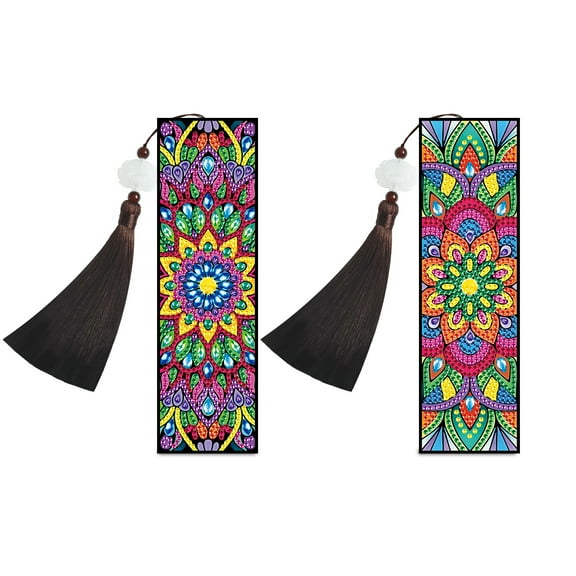 2pcs Diamond Art Painting Kit Bookmark Sunflower