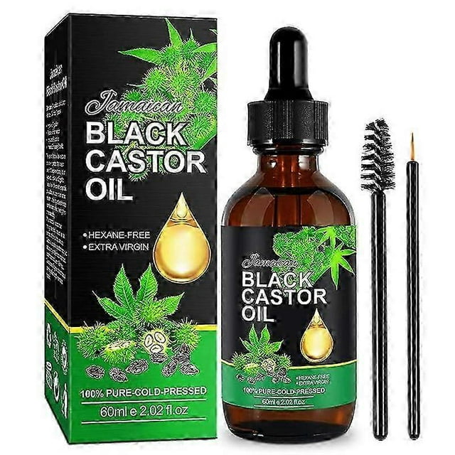 Jamaican Black Castor Oil Organic 100 Pure Cold Pressed New Hair Growth Oil