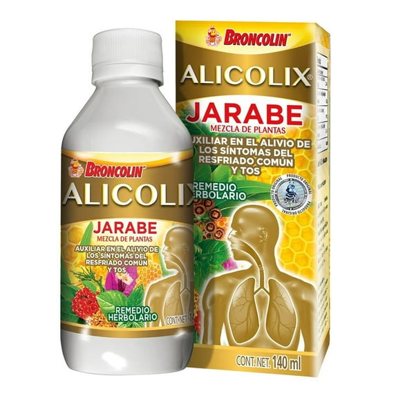 Broncolin Alicolix mezcla de plantas 140 ml jarabe