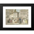 thumbnail image 2 of Aert Schouman 14x11 Black Modern Framed Museum Art Print Titled - Square with Monks and Nuns During the Revolution in Belgium, October 20, 1787 (1787), 2 of 5