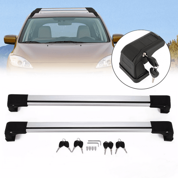 Kojem Cross Bars Lockable for 2006-2017 Mazda 5 Roof Rack Cross Rail Aluminum