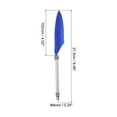 thumbnail image 2 of Uxcell 21.5cm/8.5" Juego de Pluma de Pluma Tallada, Pluma de Pluma con Juego de Tinta 6 Puntas de Repuesto para Escritura, Azul Oscuro, 2 of 5