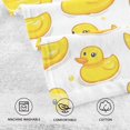 thumbnail image 5 of Yayeee 2 Pack Hand Towels for Bathroom 100% Cotton 16" x 28" Soft Absorbent Kitchen Towel, Yellow Rubber Ducks, 5 of 7