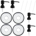 thumbnail image 6 of Dznils Mason Jar Soap Dispenser Lids with Pumps Lotion Dispenser Lids Leakproof Rustproof Hand Soap Pump Lids 4Pack, 6 of 10