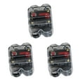 thumbnail image 4 of Guardoinrt Car Auto Audio Radio In Line Fuse Breaker Circuit For DC 12V Black 60A 3Set, 4 of 6