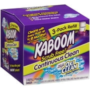 Kaboom Scrub Free! Continuous Clean with OxiClean 3-Pack Refill