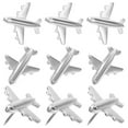 thumbnail image 1 of LEEYNEER 30 Pcs Punaises en Métal en Forme d'Avion, 1 of 6