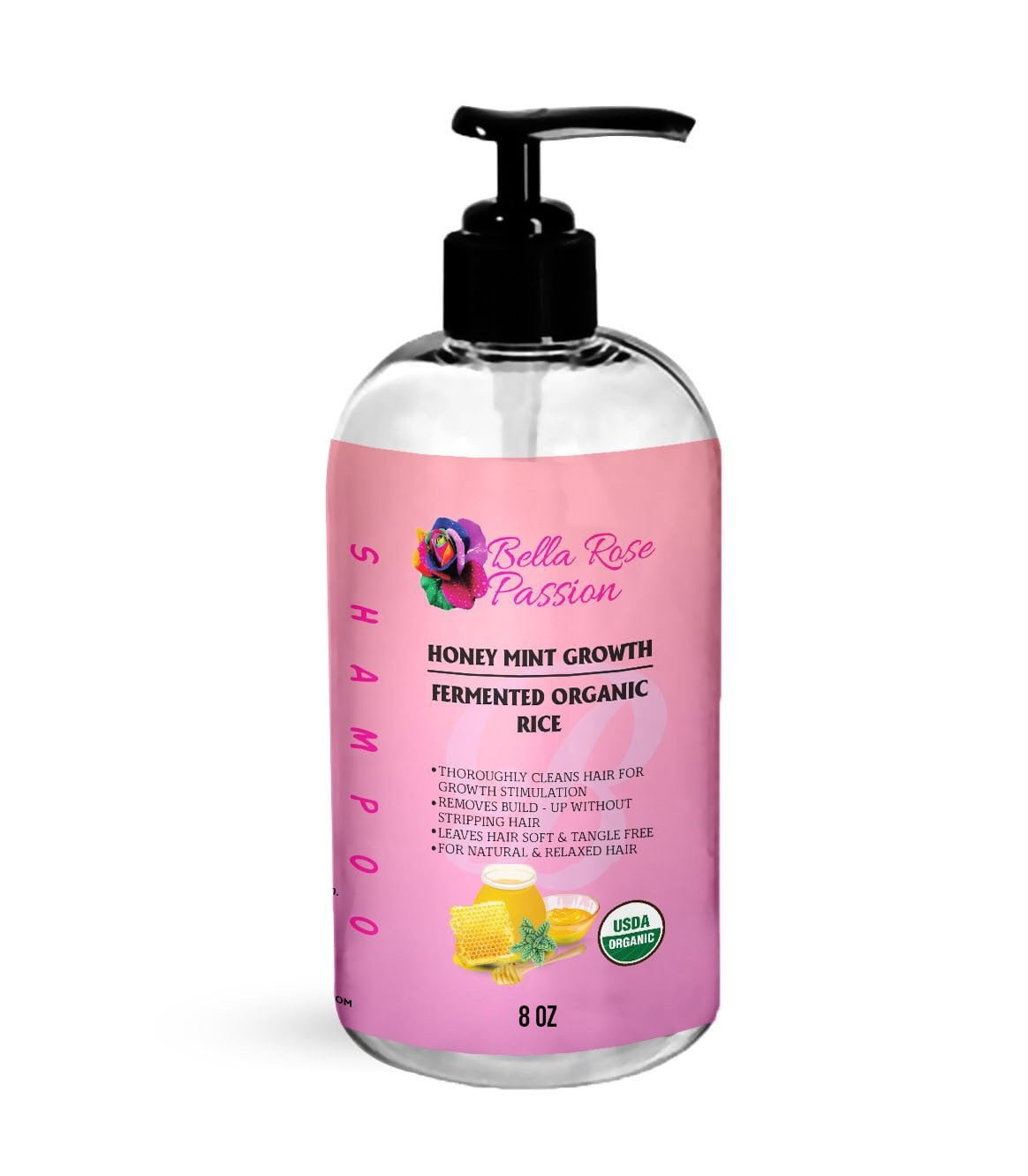 Honey Mint Rice Shampoo ( Bella Rose Passion )