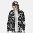 thumbnail image 3 of Xecao Hand Drawn Snake for Sun Shirt-A lightweight, hoodie-style long-sleeve UV protection garment designed for other outdoor activities., 3 of 9