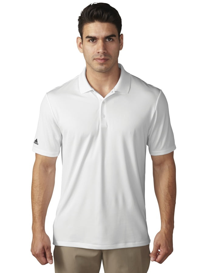 NEW Adidas Performance Polo White Medium Golf Shirt - Walmart.com