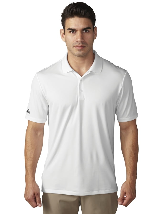 NEW Adidas Performance Polo White Medium Golf Shirt