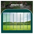 thumbnail image 6 of 5 FT T-Post Fence Posts 10 Pack - Heavy Duty Metal Posts, Q235 Steel - Garden, Farm, Yard Fence Stakes, Green Powder Coated, 6 of 7