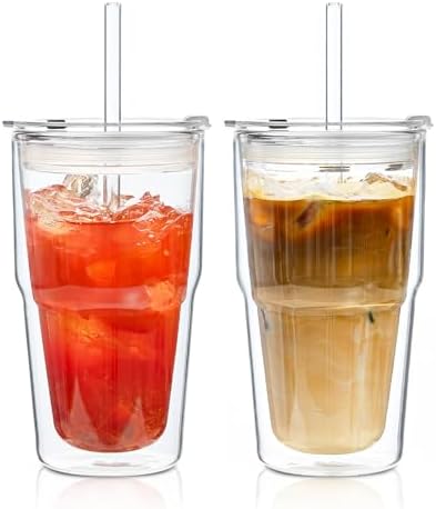 FECBK 6-Pack 16oz Sublimation Tumbler Cups With Lids & Straws - Stainless Steel, Vacuum Insulated, Can Shaped - View #9